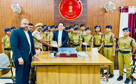 हलेड़ एस पी सी ट्रूप ने किया ज़िला न्यायालय , एस पी ऑफिस व सदर थाने का भ्रमण कर जानी कार्यशैली