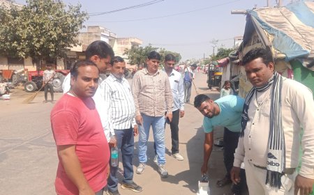 नगर पालिका प्रशासन का अतिक्रमण अभियान शुरू व्यापारिक संगठनों से वार्ता के बाद हुआ सीमांकन