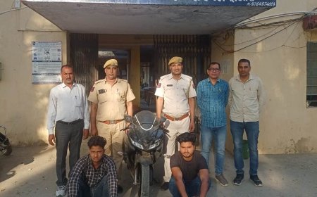 खैरथल में छात्राओं से छेड़छाड़ के  मामले मे पुलिस ने दो आरोपियों को किया गिरफ्तार