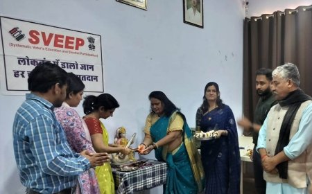 कार्यालय बाल विकास परियोजना गोविन्दगढ में पोषण पखवाड़ा दिवस मनाया