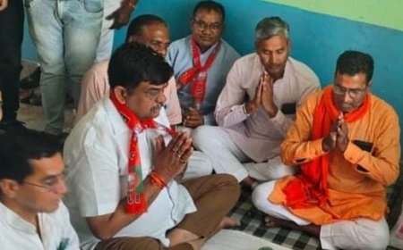 अलवर लोकसभा प्रत्याशी  के चुनाव कार्यालय का राजगढ मे उद्घाटन