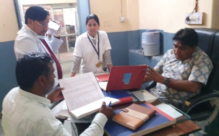 सीएमएचओ आशीष कुमार ने  राजकीय सामुदायिक स्वास्थ्य केन्द्र नारायणपुर का किया निरीक्षण, दिए दिशा निर्देश