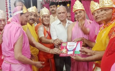 गायत्री नगर जयपुर में सिद्ध चक्र महामंडल विधान के 256 अर्घ्य समर्पित