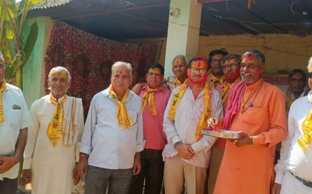 राजस्थान ब्राह्मण महासभा द्वारा होली स्नेह मिलन समारोह किया गया आयोजित