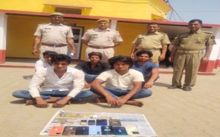 सेक्सटॉर्शन के माध्यम से ठगी करने के मामले मे पांच साईबर ठग गिरफ्तार