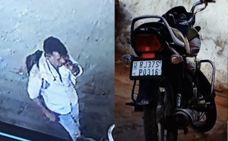 मकराना में मस्जिद के बाहर खड़ी बाइक और मंदिर से इन्वर्टर बैटरी हुई चोरी, सीसीटीवी में हुई वारदात कैद