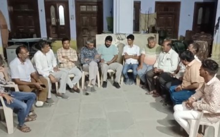 तखतगढ़ मे पूर्व कांग्रेस कमेटी की बैठक हुई आयोजित, लोकसभा चुनाव के बहिष्कार का लिया निर्णय