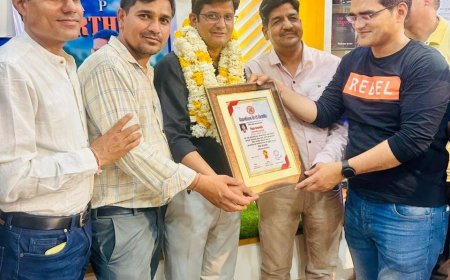 डिग्रियों के मास्टर योगेश को मानद विद्या वाचस्पति