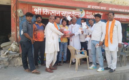 अलवर लोकसभा क्षेत्र मे भाजपा के समर्थन में किया कार्यकर्ताओं ने जनसंपर्क