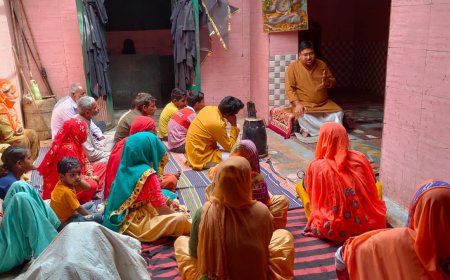 पवित्र मनन दीप द्वारा सत्संग कार्यक्रम का हुआ आयोजन