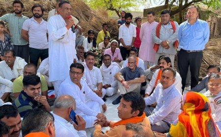 भारतीय जनता पार्टी के प्रत्याशी राव राजेन्द्र सिंह का जनसंपर्क अभियान