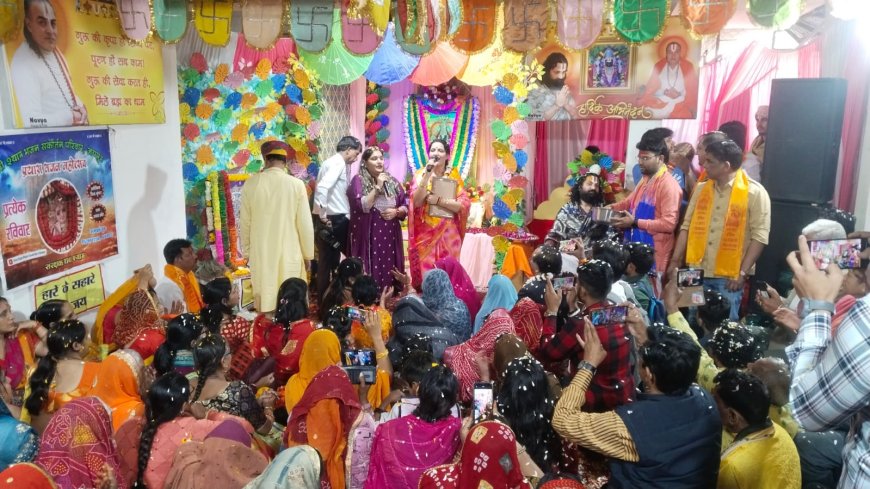 लोहार्गल सिद्धपीठ वेंकटेश बालाजी मंदिर में हुआ फागोत्सव का आयोजन