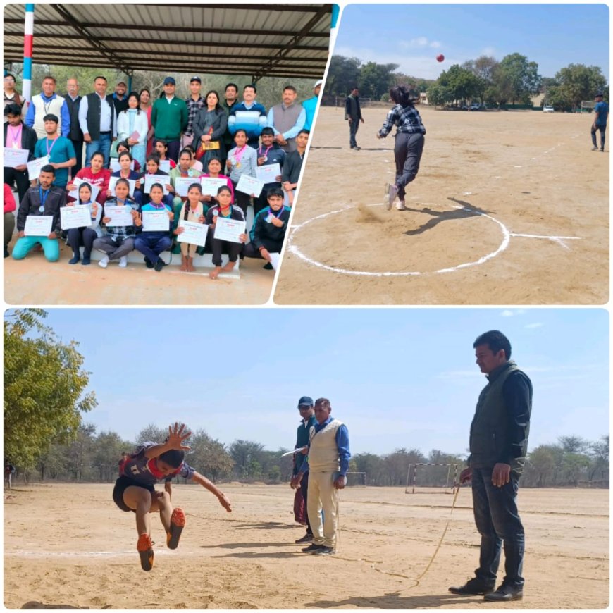 राजकीय महाविद्यालय खैरथल में हुआ जिला स्तरीय खेलकूद प्रतियोगिताओं का समापन