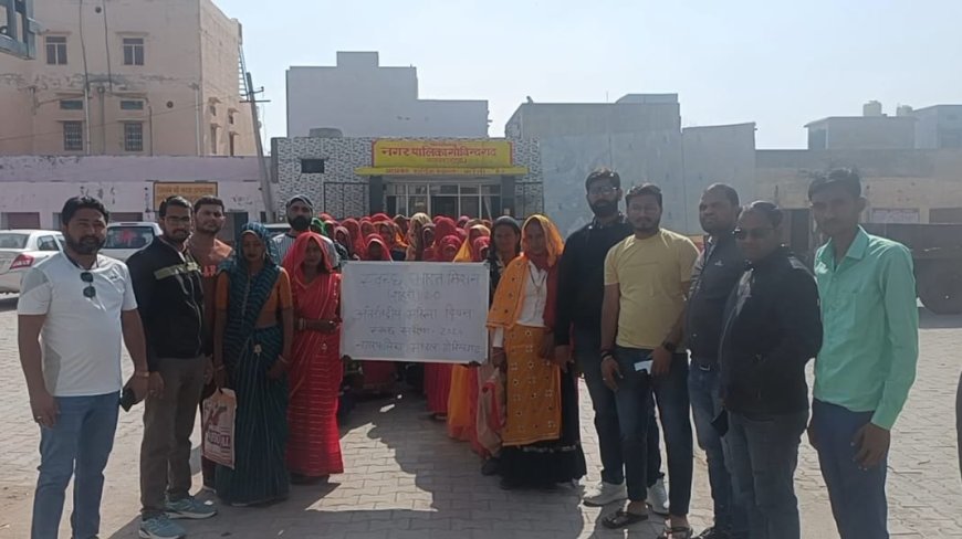गोविंदगढ़ कस्बे में अंतर्राष्ट्रीय महिला दिवस मनाया, महिलाओं के अधिकारों के प्रति जागरूक करने के लिए निकाली रैली