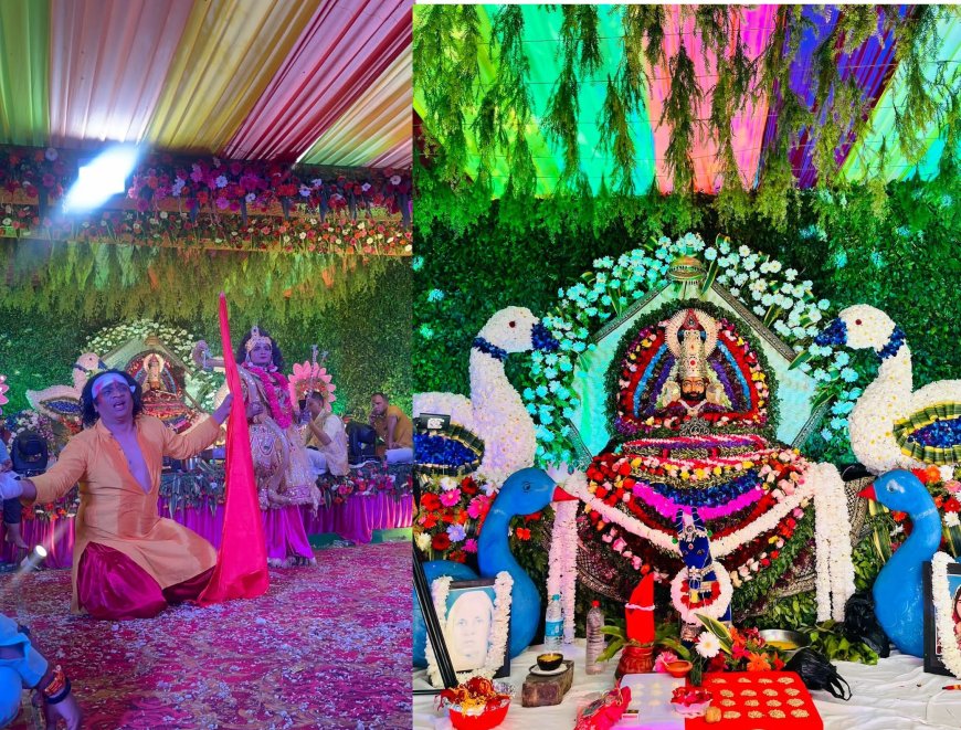 सांगरवा में श्याम बाबा की अखंड ज्योत जगाई : भव्य दरबार, छप्पन भोग, मंगल पाठ रहें विशेष आकर्षण का केंद्र