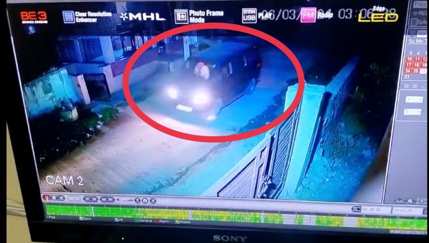 विवेकानंद नगर में घर के बाहर खड़ी इको कार को चोरी कर ले गए लोग