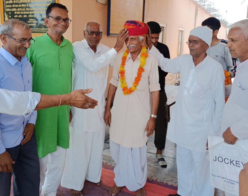 भाजपा एसटी मोर्चा के प्रदेश सदस्य बने बनवारी लाल मीणा, समाज के लोगों ने किया स्वागत