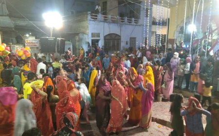 बास्योड़ा का पवित्र पर्व मनाया गया धूमधाम से माता की पूजा अर्चना कर ठंडे पकवानों का लगाया भोग