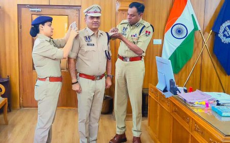 डीवाईएसपी डॉ हेमंत जाखड़ प्रमोशन बैज से एडिशनल एसपी पद पर हुए  पदोन्नत