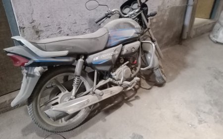 लावारिस बाइक की बरामद