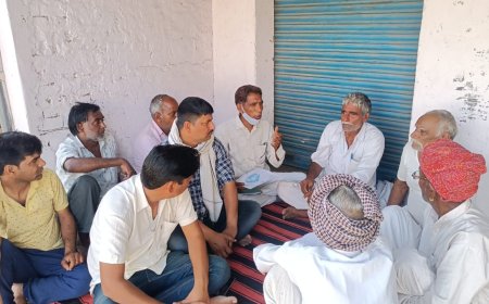 कुंभाराम लिफ्ट योजना को लेकर किसानों का धरना जारी