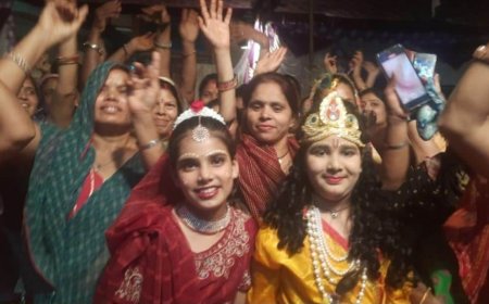 श्रीमद् भागवत में छठवें दिन सुनाई कंस वध और कृष्ण-रुक्मिणी विवाह की कथा