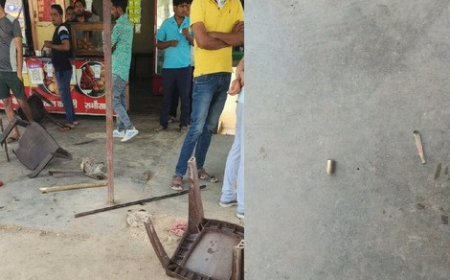 अलवर मे मामूली कहासुनी में फायरिंग, मचा हड़कंप