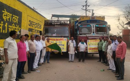 अपना घर सेवा समिति महुवा द्वारा 501 कट्टे गेहूं अपना घर आश्रम भरतपुर भिजवाया