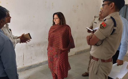जिला कलेक्टर और पुलिस अधीक्षक ने किया अलवर भरतपुर बॉर्डर व चेकपोस्ट का निरीक्षण
