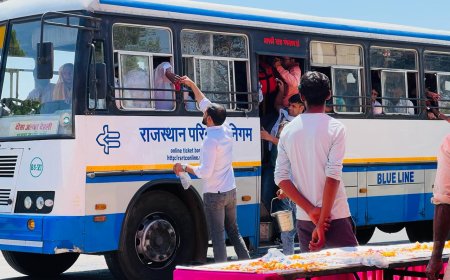 बसवा जिला दौसा में ठंडे पानी की प्याऊ का किया शुभारंभ