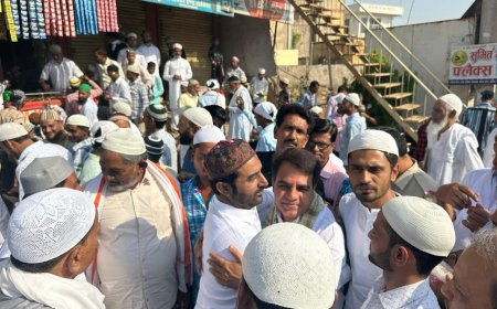 ईद उलफितर पर विधायक राजेंद्र प्रधान सहित अन्य जनप्रतिनिधियों ने एक दूसरे को गले मिलकर दी शुभकामनाएं