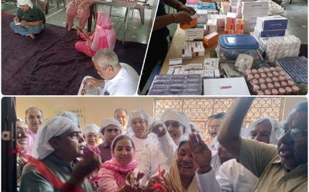 स्वामी लीलाशाह धर्मार्थ ट्रस्ट एवं जीव कल्याण सेवा समिति द्वारा निःशुल्क उपचार हो रहे