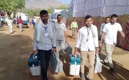 मतदान की तैयारियां पूरी, प्रशिक्षण के बाद मतदान दल रवाना:दस हजार से ज्यादा फोर्स करेगी निगरानी