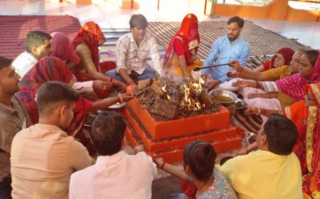 चिराना में विश्व कल्याण के लिए हुआ सर्वमंगल कामना महायज्ञ