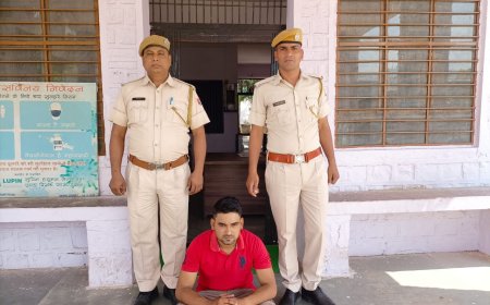 नाबालिक के साथ डरा धमकाकर दुष्कर्म करने व अश्लील वीडियो वायरल करने वाला आरोपी चढ़ा रूपबास पुलिस के हत्थे