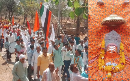 सकट में कलश यात्रा में उमड़ी श्रद्धा की भीड़, सकट चौथ मंदिर पर कलश यात्रा के साथ शुरू हुआ पंचम शत् चण्डी महायज्ञ एवं श्री राम कथा का आयोजन