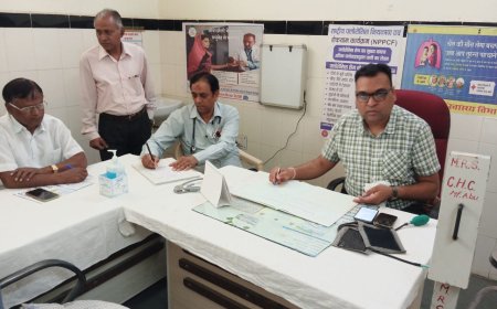 सीएचसी माउंट आबू का सीएमएचओ ने किया औचक निरीक्षण