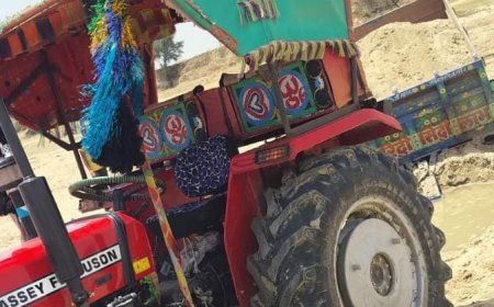 अवैध बजरी खनन पर पुलिस की कार्यवाही, दो ट्रैक्टर किए जब्त