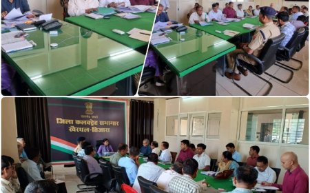 आगामी माह से डोर टू डोर कलेक्शन से लेकर साइंटिफिक तरीके से कचरा निस्तारण प्रक्रिया को अपनाने के दिए निर्देश-जिला कलक्टर