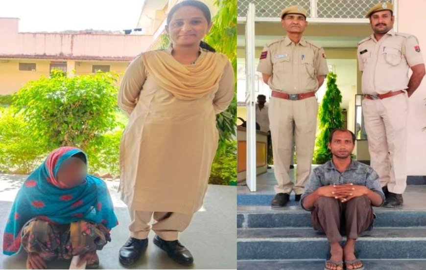 1000 रुपये का वांछित ईनामी स्थाई वारंटी सहित 2 स्थाई वारंटी गिरफ्तार