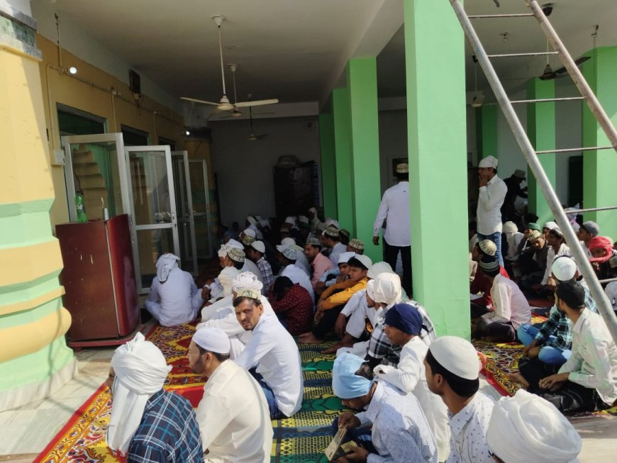 ईद मनाई हर्षोल्लास से नमाज अता कर की देश में अमन-चैन की कामना