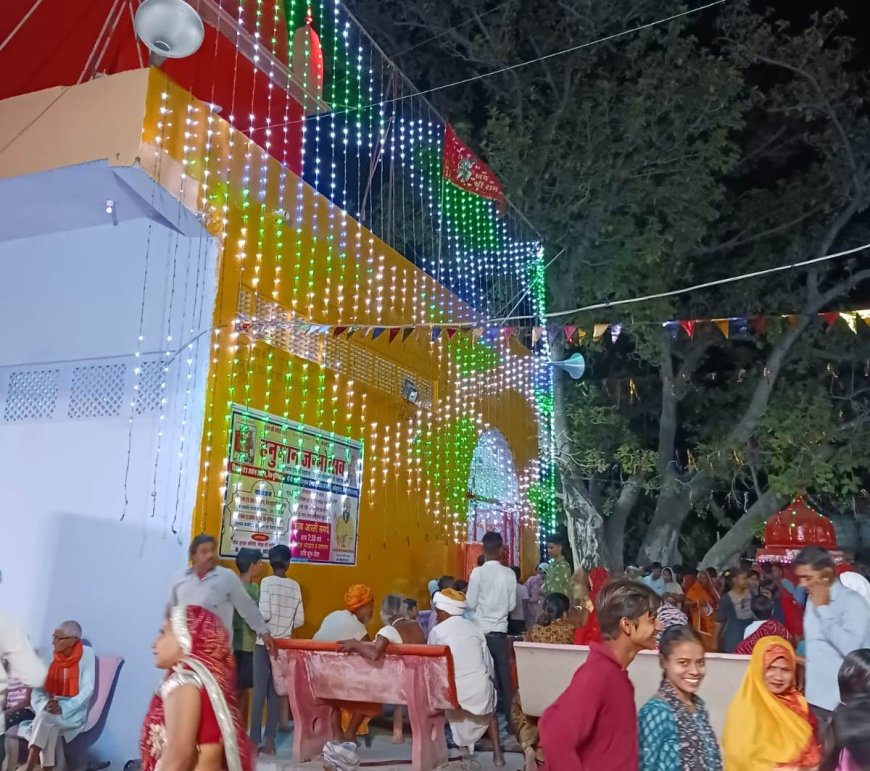 हनुमानजी का जन्मोत्सव मनाया धूमधाम से निकाली झांकियां हुआ विशाल भंडारा आयोजित
