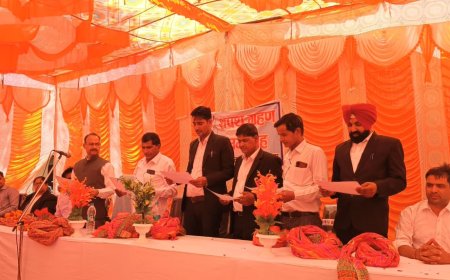 अभिभाषक संघ गोविंदगढ़ का शपथ ग्रहण हुआ आयोजित