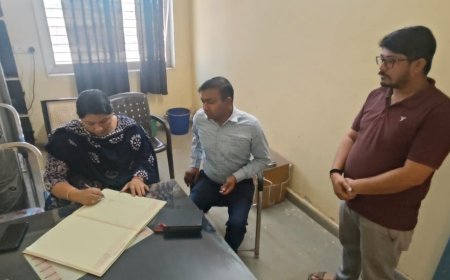 उपखण्ड अधिकारी के औचक निरीक्षण में 22 कर्मचारी नदारद ,आफिसो मे ताले लटके मिले