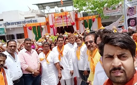 हर्षोलास से मनाई सेन महाराज की 724 वी जयंतीः शोभयात्रा में गूंजे जयकारे, महिलाओं ने 101 कलश यात्रा साथ ही युवाओं ने लिया बढ़ चढ़ कर भाग