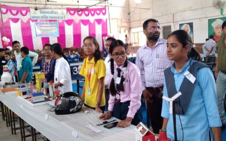 विज्ञान मेला प्रदर्शनी, दुजाना बालिका विद्यालय की छात्राओं ने लिया भाग