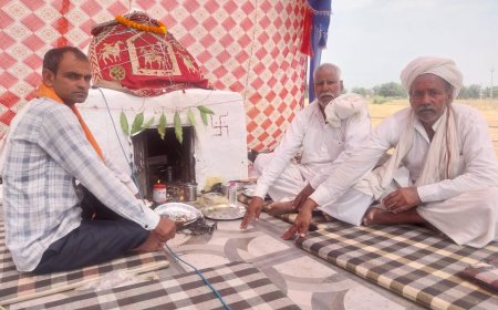 अनंतपुरा लेकड़ी के भोमिया बाबा के मेले में श्रद्धालुओं ने आशीर्वाद लेकर किया प्रसाद ग्रहण