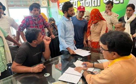 महुवा विधायक राजेंद्र प्रधान ने की जनसुनवाई