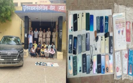 साईबर ठगी के मामले मे 10  साईबर ठग गिरफ्तार,3साईबर ठग बाल अपचारी निरूद्ध