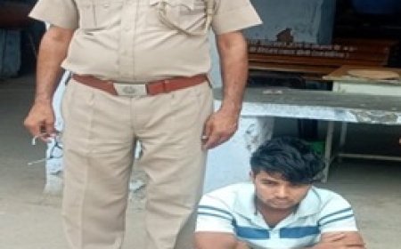 साईबर ठगो के विरूद्व अभियान मे डीग पुलिस ने एक साइबर ठग को किया गिरफ्तार